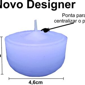 10 Velas Flutuantes Meia Bola Decoração Casamentos E Festas
