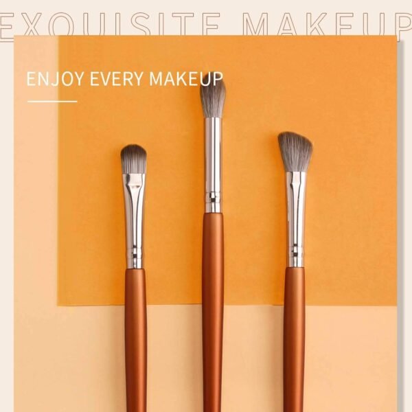12pcs Professional Makeup Brushes Kit Strong Cream Powder Grip Contour Shade Blend for Beginner and Artist ElegDesign - Imagem 2