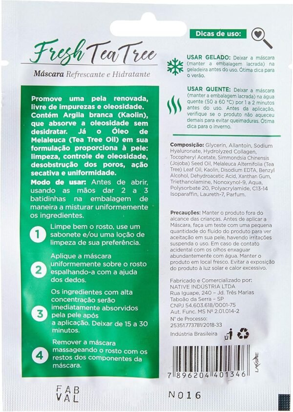 Máscara Facial de Melaleuca, Native - Imagem 2
