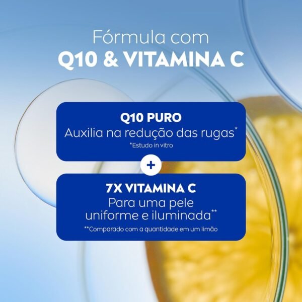 NIVEA Creme Facial Antissinais Q10 Energy Dia FPS 15 50g - Proporciona sensação instantânea de pele macia e iluminada, aliviando sinais de cansaço e falta de luminosidade - Imagem 3