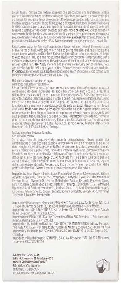 ISDIN Sérum Hidratante Anti-Idade Isdinceutics Hyaluronic Concentrate - 30ml 2 ISDIN Sérum Hidratante Anti-Idade Isdinceutics Hyaluronic Concentrate - 30ml - Imagem 2