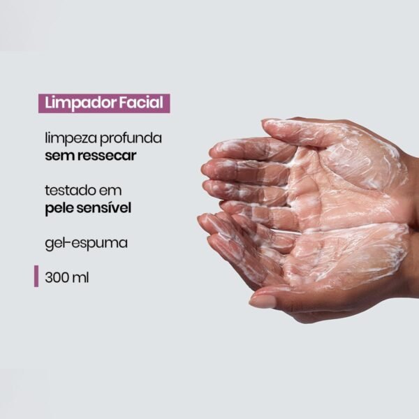 Sallve Limpador Facial 300Ml - Niacinamida Extrato De Moringa - Imagem 2