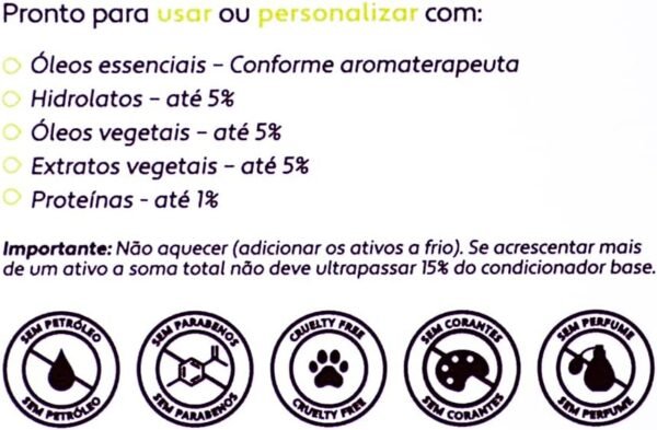 Ameize Condicionador de Cabelo Natural Vegano Sem Perfume 500 ml - Imagem 2