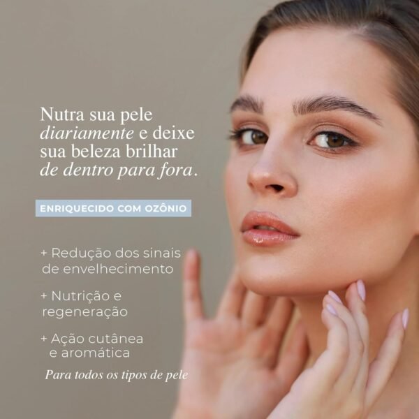 O3NT Skin Sérum Multifuncional - Todos os Tipos de Pele - Skin Care - Dermocosmético Natural Ozonizado - Tratamento Terapêutico de Alta Performance - Imagem 3