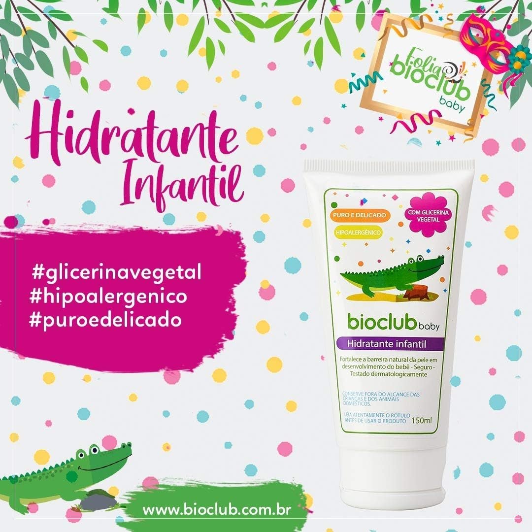 BioClub Hidratante Corporal Infantil Multicor Tamanho Único 2 BioClub Hidratante Corporal Infantil Multicor Tamanho Único - Imagem 2