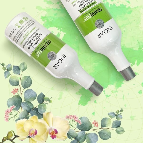 Inoar, Kit CicatriFios Plástica Capilar – Shampoo e Condicionador 2x1L, Redução de Frizz, Brilho Intenso, Hidratação Profunda, Proteção Térmica e Volume Controlado - Imagem 3