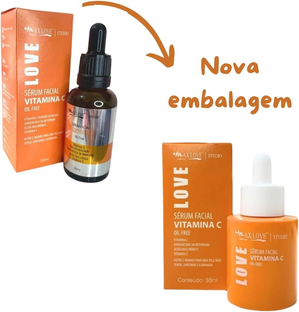 Kit Max Love Sérum Facial Vitamina C + Sérum Clareador 4 Kit Max Love Sérum Facial Vitamina C + Sérum Clareador - Imagem 5