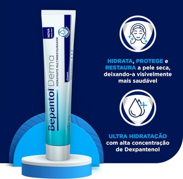 Bepantol Derma Hidratante Multirrestaurador, para Pele Seca e Extrasseca, 20g - Imagem 2