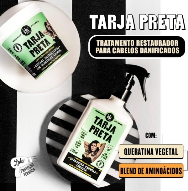 Lola Cosmetics Máscara Tarja Preta Queratina Vegetal - Imagem 3