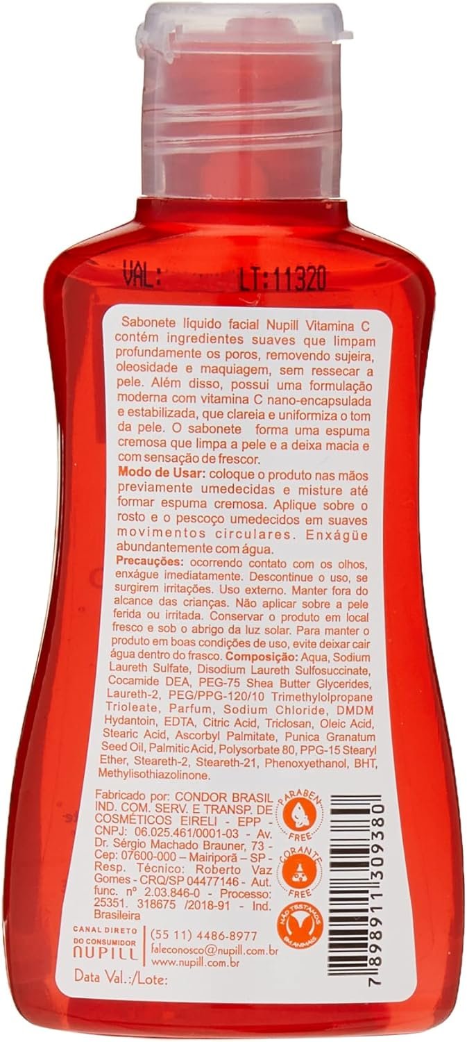 Nupill Sabonete Facial Vitamina C 60Ml 2 Nupill Sabonete Facial Vitamina C 60Ml - Imagem 2