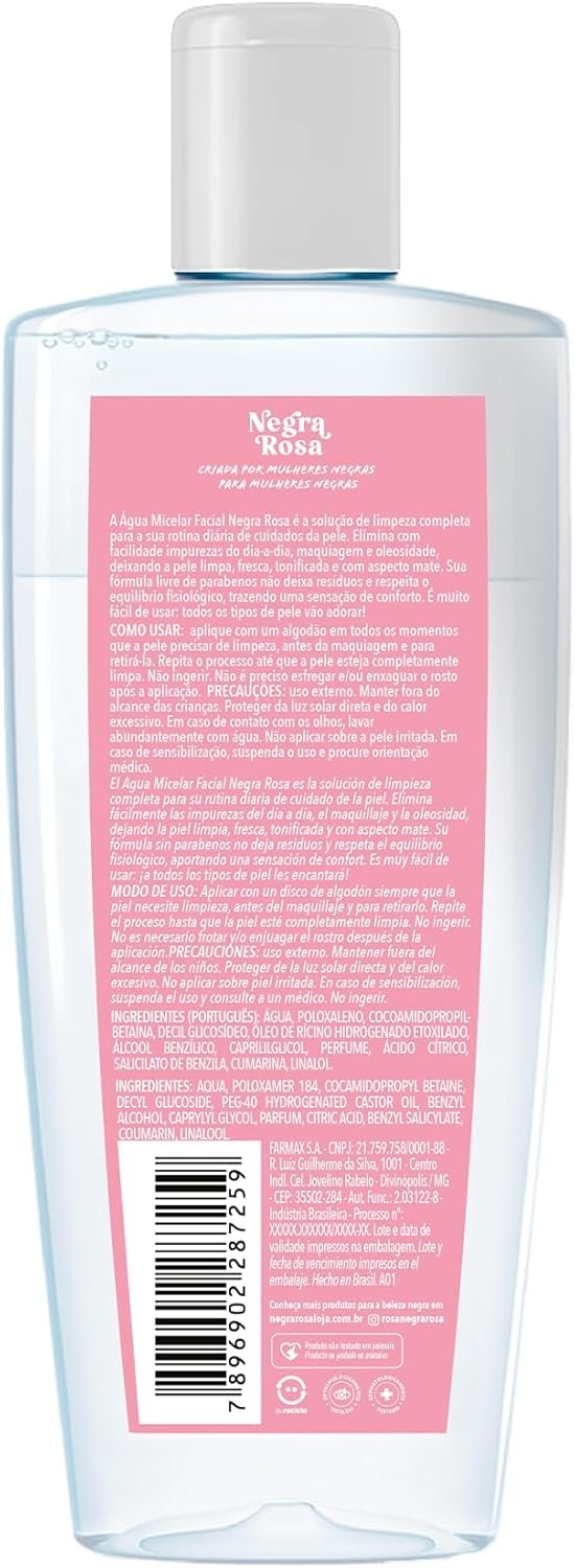 Farmax Água Micelar Demaquilante Hidraderm 200Ml Hidraderm 2 Farmax Água Micelar Demaquilante Hidraderm 200Ml Hidraderm - Imagem 2