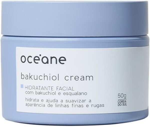Océane Hidratante Facial com Fito-Retinol e Esqualano - Bakuchiol Cream 50g - Imagem 3