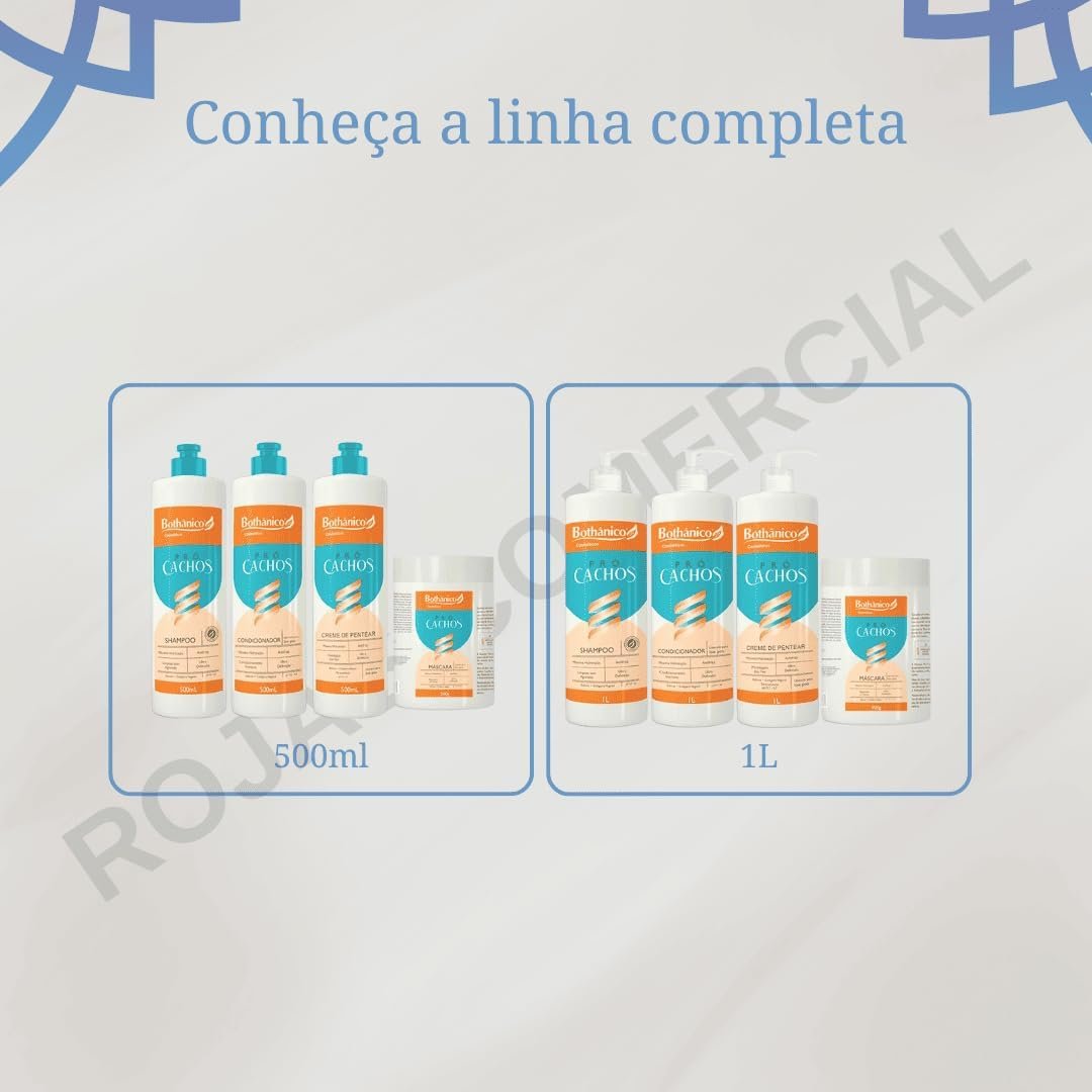 Creme de Pentear Para Cabelos Pró-Cachos Vegano 1L Bothânico Cosméticos 2 Creme de Pentear Para Cabelos Pró-Cachos Vegano 1L Bothânico Cosméticos - Imagem 2