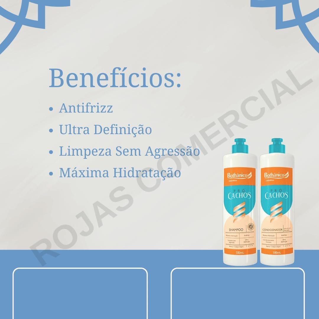 Creme de Pentear Para Cabelos Pró-Cachos Vegano 1L Bothânico Cosméticos 3 Creme de Pentear Para Cabelos Pró-Cachos Vegano 1L Bothânico Cosméticos - Imagem 3