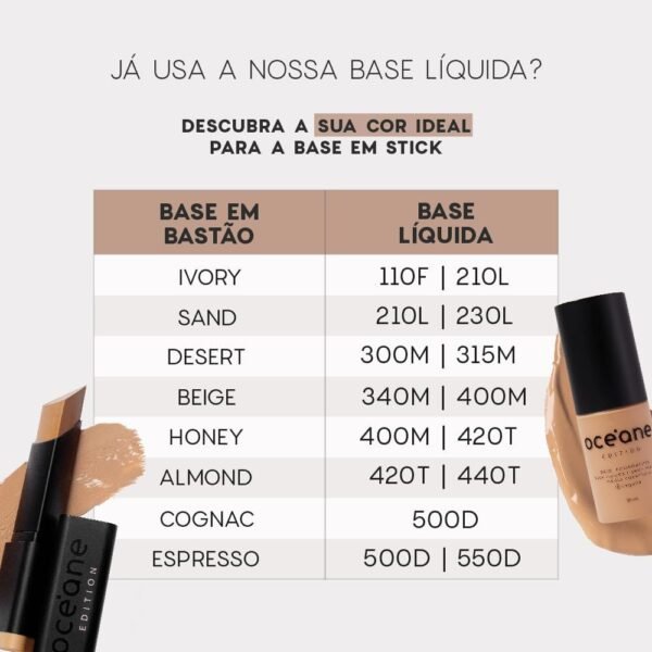 Océane Oceane - Foundation Stick - Base Em Bastão./Sand - Imagem 4