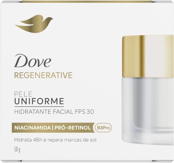 Dove Regenerative Hidratante Facial FPS 30 50g - Imagem 3
