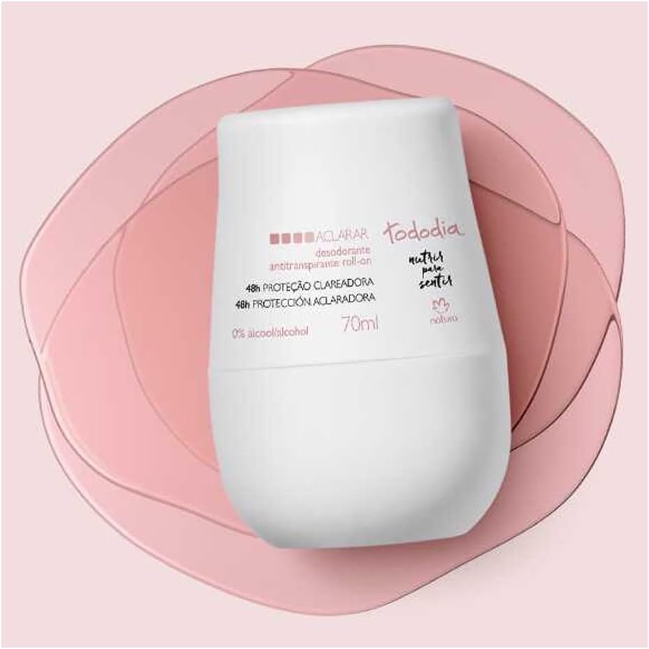 Linha Todo Dia (Aclarar) Natura - Desodorante Antitranspirante Roll-on 70 Ml - (Natura Every Day (Whitening) Collection - Antiperspirant Roll-on Deodorant 2.36 Fl Oz) 3 Linha Todo Dia (Aclarar) Natura - Desodorante Antitranspirante Roll-on 70 Ml - (Natura Every Day (Whitening) Collection - Antiperspirant Roll-on Deodorant 2.36 Fl Oz) - Imagem 3
