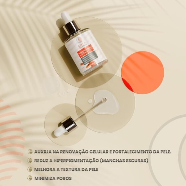 Sérum Facial 5% Niacinamida + 2% Ácido Hialurônico, Hidratação profunda, Circadiana - Imagem 3