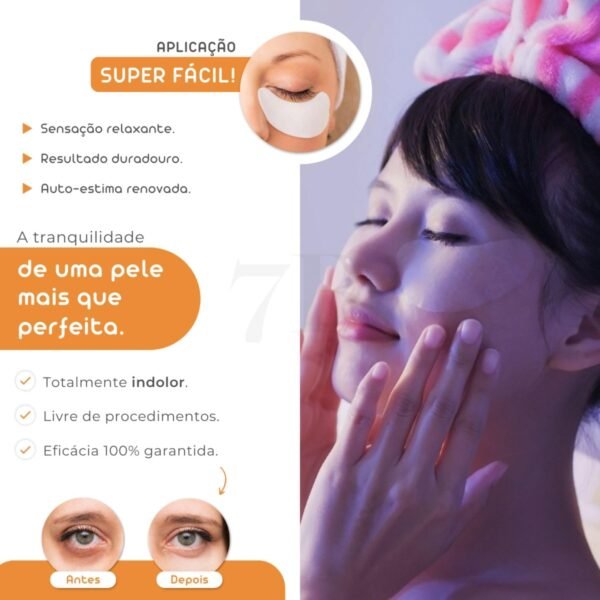 Máscara de Colágeno Hidrolisado Dissolve na Pele com Hiarulônico Filme Solúvel Facial Firmeza da Pele Tratamento Máximo 30 Pcs - Imagem 4