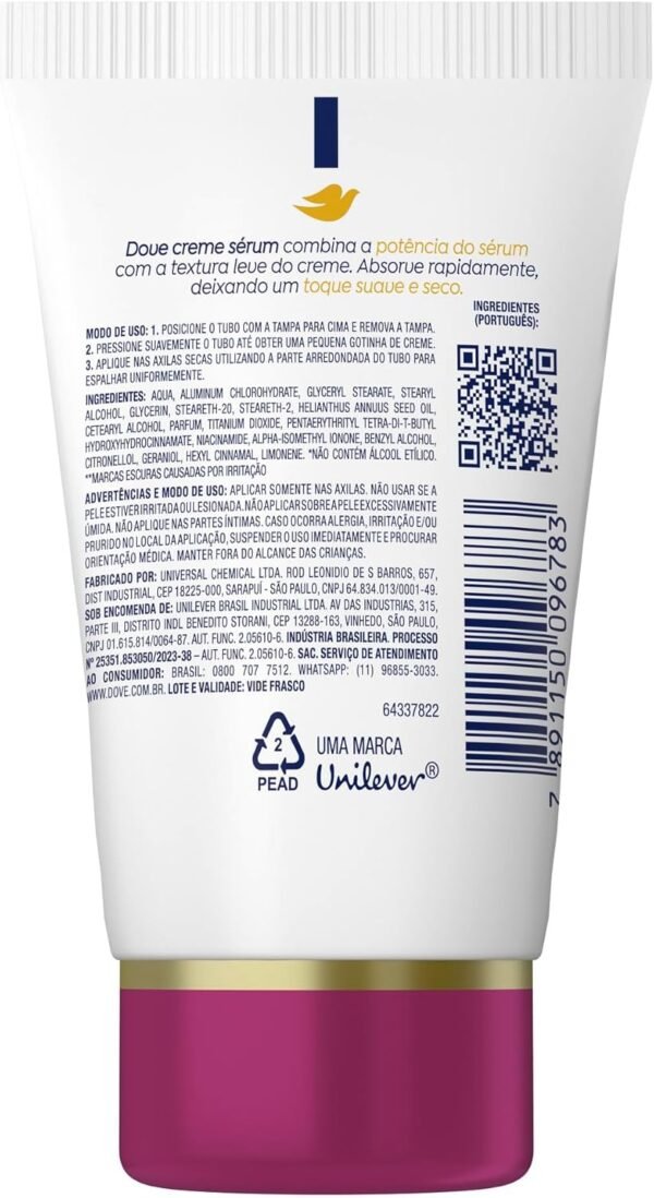 Dove Desodorante Antitranspirante em Creme Previne Escurecimento 50 G - Imagem 3
