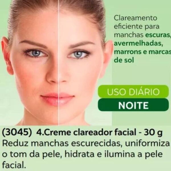 Creme Clareador Facial Baba De Caracol 30g Abelha Rainha - Imagem 2