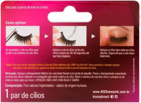 I-Envy By Kiss Ny Cílios Au Naturale 03 - Imagem 2