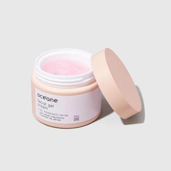 Océane Gel Hidratante Facial com Extrato de Pérola - Facial Gel Cream 50g - Imagem 4