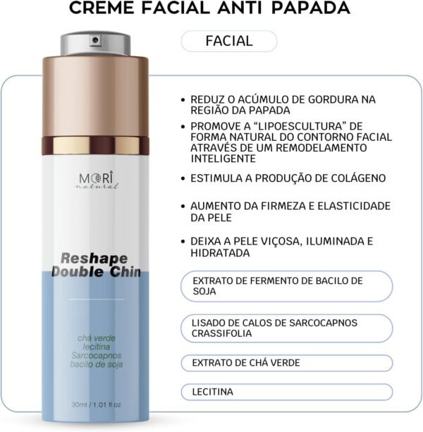 Creme Suavizador de Papada – Reshape Double Chin - Imagem 2