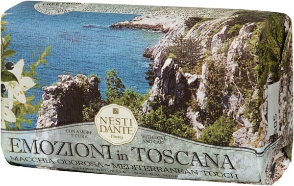 Nesti Dante Sabonete Barra Emozioni In Toscana Toque Mediterrâneo Natural - Imagem 2