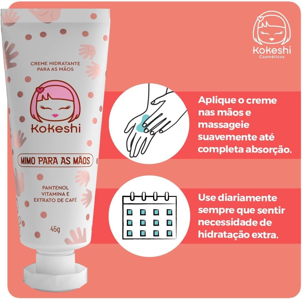 Creme Hidratante Mimo para as Mãos Kokeshi 3 Creme Hidratante Mimo para as Mãos Kokeshi - Imagem 3