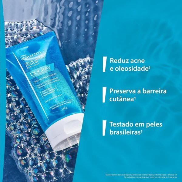 Keracnyl Gel de Limpeza Antiacne 60G - Ducray - Imagem 3