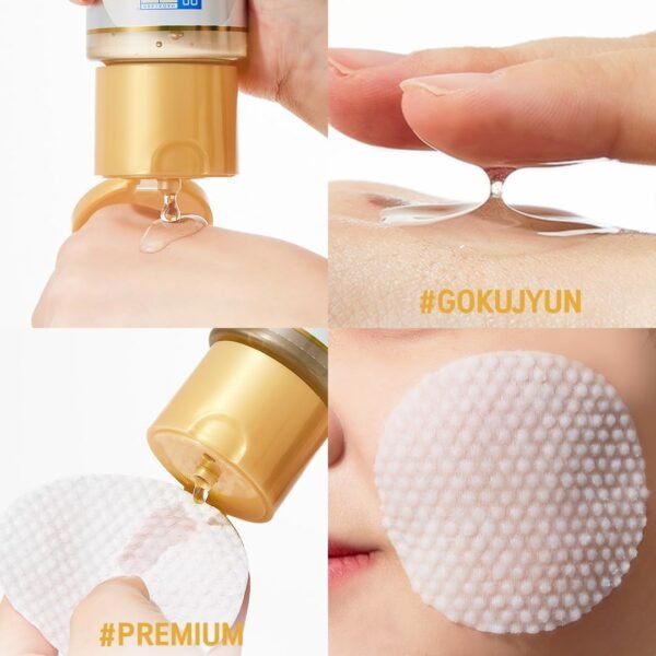 Hada Labo® Gokujyun Super Hyaluronic Lotion - Loção Hidratante facial com 8 tipos de Ácido Hialurônico e ingredientes de luxo - Hidratação e reparação profunda - Imagem 3