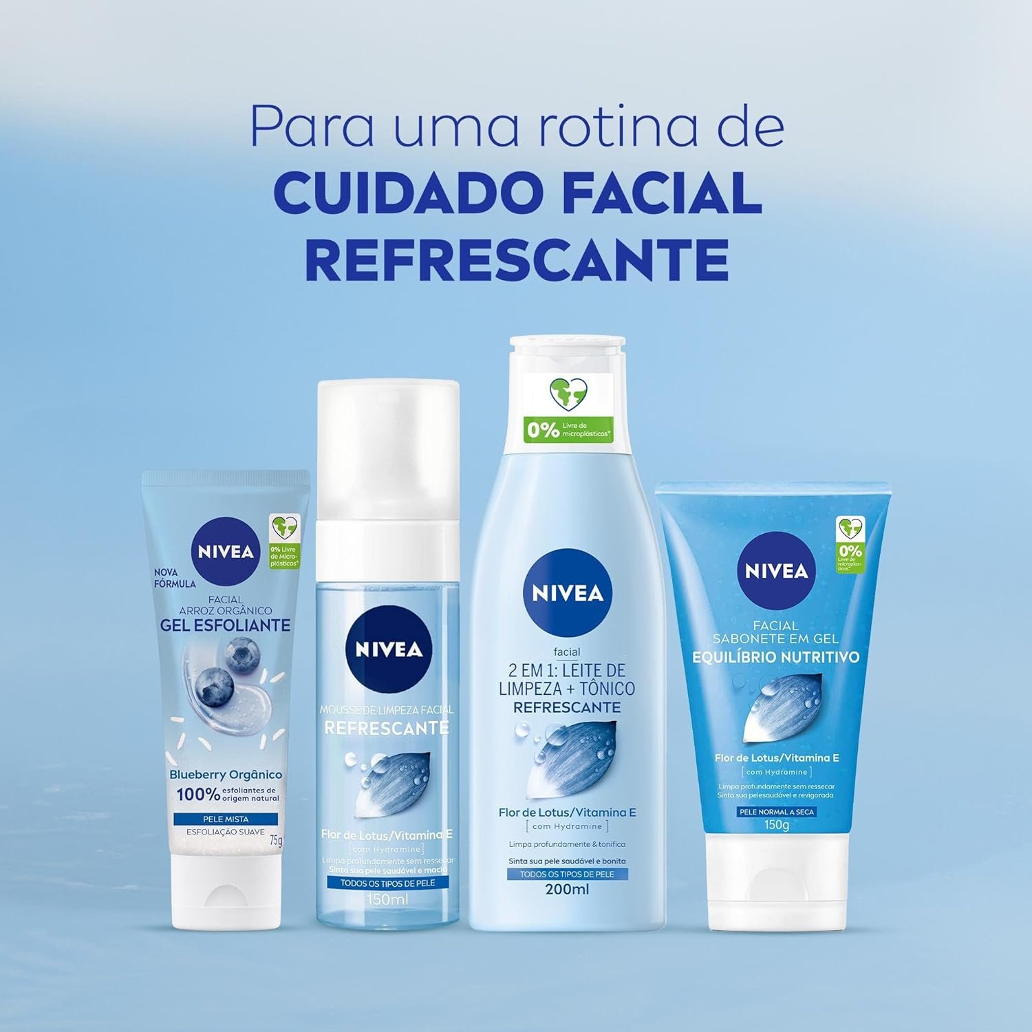 NIVEA Loção 2 em 1 200ml - Leite de Limpeza e Tônico - Remove as impurezas, inclusive resíduos de maquiagem e poluição, tonifica profundamente e deixa a pele mais saudável - Cuidado facial 3 NIVEA Loção 2 em 1 200ml - Leite de Limpeza e Tônico - Remove as impurezas, inclusive resíduos de maquiagem e poluição, tonifica profundamente e deixa a pele mais saudável - Cuidado facial - Imagem 3