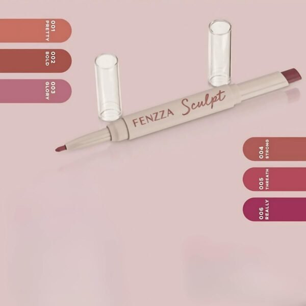 Sculpt Caneta Duo, Batom em Stick e Lápis Labial Retrátil 2 em 1 em, Acabamento Cremoso - Maquiagem (05, 1 Unidade) - Imagem 3