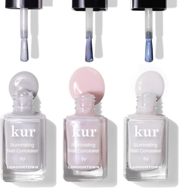 LONDONTOWN Illuminating Nail Concealer, Pink, Vegan, Cruelty Free, Gluten Free, Paraben Free, 0.4 fl oz/12 ml - Imagem 7