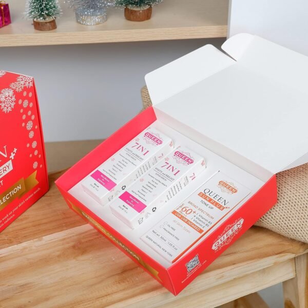 QUEEN NATURAL NEW YORK Queen 7In1 Super Serum-5% de Ácido Tranexâmico, 5% de Ácido Kójico, 2% de Alfa Arbutina Sem Fragrância Por (Pacote com 1) - Imagem 3