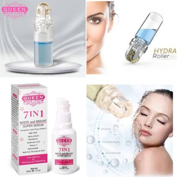 QUEEN NATURAL NEW YORK Queen 7In1 Super Serum-5% de Ácido Tranexâmico, 5% de Ácido Kójico, 2% de Alfa Arbutina Sem Fragrância Por (Pacote com 1) - Imagem 7