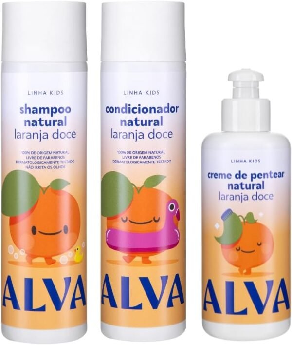 Alva Kit Capilar Infantil Laranja Doce e Baunilha - Imagem 2