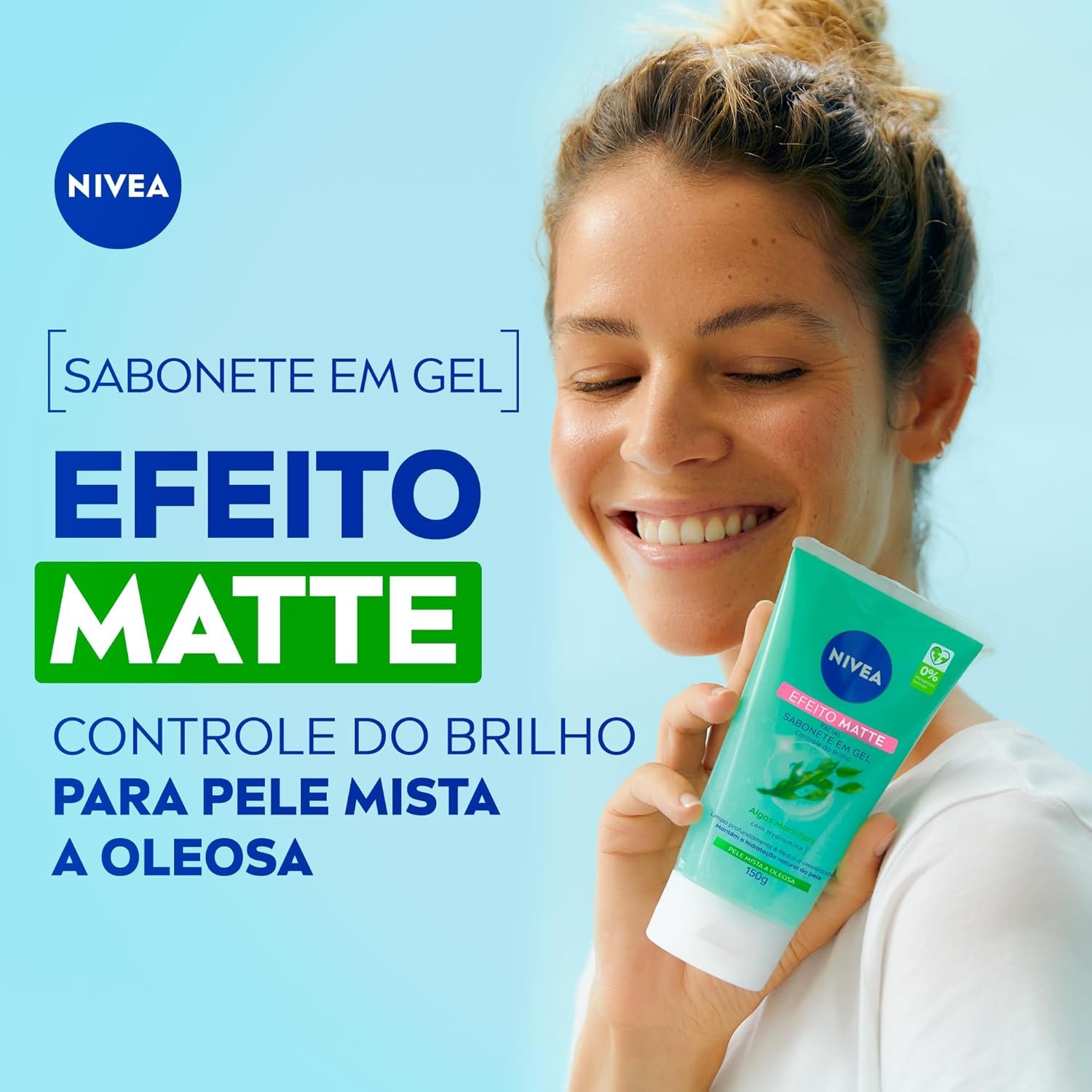 NIVEA Sabonete Facial em Gel Purificante Efeito Matte 150g 2 NIVEA Sabonete Facial em Gel Purificante Efeito Matte 150g - Imagem 2