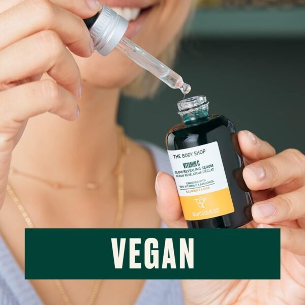 The Body Shop Soro revelador de brilho de vitamina C – para pele opaca e cansada – vegano – 30 ml - Imagem 4