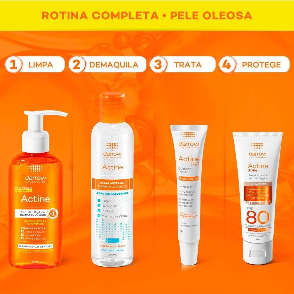 Darrow Actine Sabonete Líquido + Vit C Pele Oleosa A Acneira - 60G Laranja 3 Darrow Actine Sabonete Líquido + Vit C Pele Oleosa A Acneira - 60G Laranja - Imagem 3
