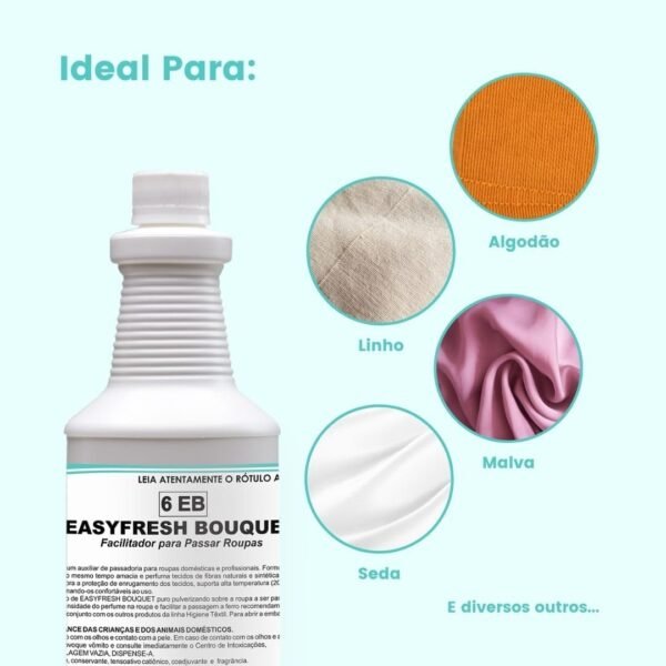Facilitador Para Passar Roupas Easyfresh Bouquet 1L Spartan - Imagem 2