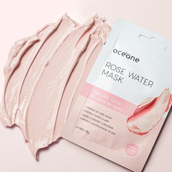 Máscara Facial Água de Rosas, Rose Water Mask, Océane, Océane, Rosa - Imagem 3