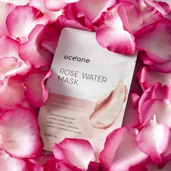 Máscara Facial Água de Rosas, Rose Water Mask, Océane, Océane, Rosa - Imagem 4