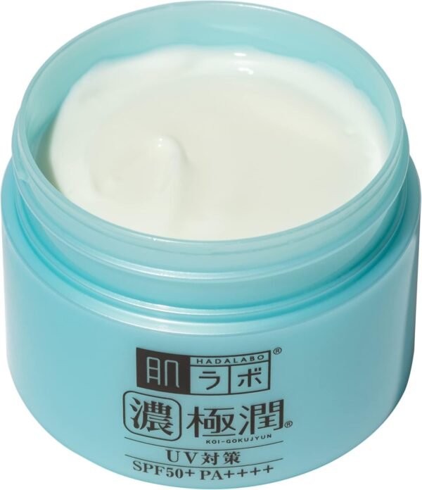 Hada Labo® Gokujyun White Gel - Hidratante para rosto com proteção solar FPS 50 - Imagem 4