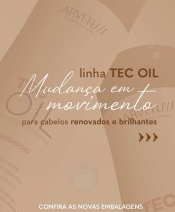 Arvensis Vegan Professional, KIT TEC OIL SHAMPOO e CONDICIONADOR ARVENSIS NUTRIÇÃO - Imagem 3