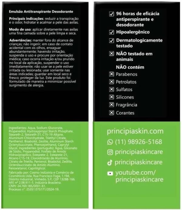 ANTITRANSPIRANTE DESODORANTE AD-03 - Imagem 2