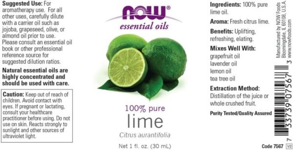 Agora alimentos óleos essenciais limão - 1 fl oz - Imagem 2