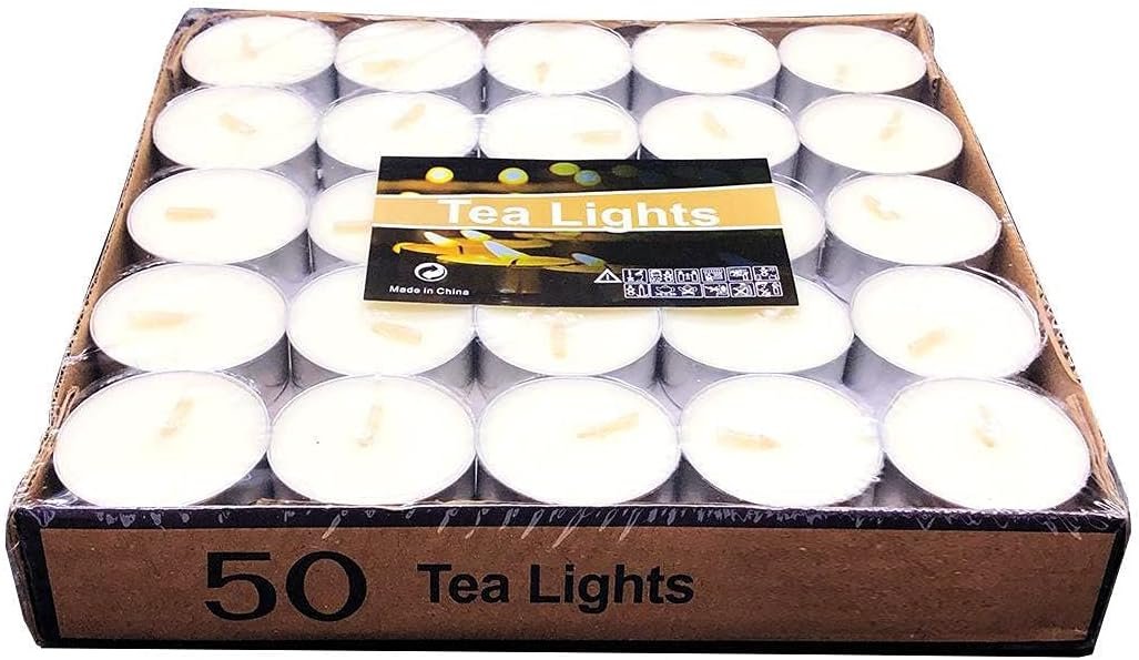 Kit Mini Velas Parafina Tea Lights Pequena 50 Unidades 2 Kit Mini Velas Parafina Tea Lights Pequena 50 Unidades - Imagem 2