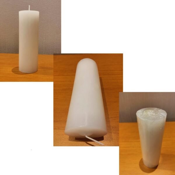 Vela De Altar 15 Cm De Altura E 5 Cm De Diâmetro, Branca. Do Advento, Com 260 Gramas E Revestida Com Celofane Premium. Produzida Com Parafina 100% Nacional, Pura. Marca Velas Estrela. - Imagem 5